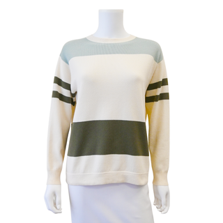 BRUNELLO CUCINELLI | Striped Wool-Blend Knit Sweater