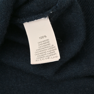 Navy Blue Monili Cashmere Knit Sweater