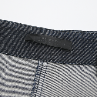 THE ROW | Dark Denim Zipper Waist Pants