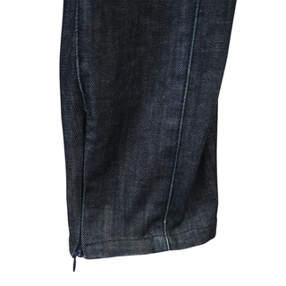 THE ROW | Dark Denim Zipper Waist Pants