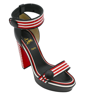 Barabonbon Striped Platform Heels