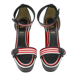 Barabonbon Striped Platform Heels