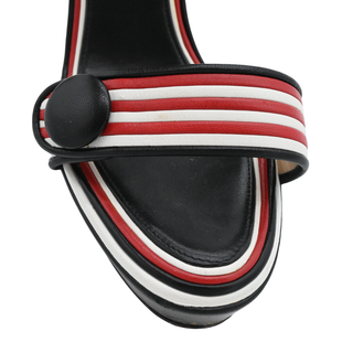 Barabonbon Striped Platform Heels