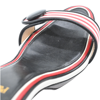 Barabonbon Striped Platform Heels