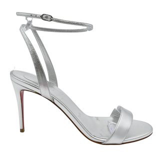 Miss Z Silver Metallic Leather Pumps