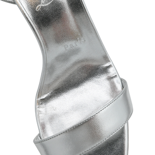 Miss Z Silver Metallic Leather Pumps