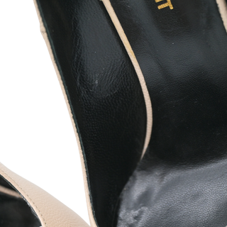 Janis Nude Leather Platform Pumps