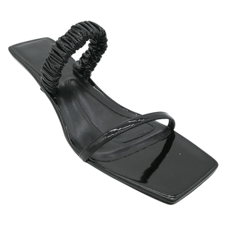 KHAITE | Georgia Kitten-Heel Patent Heel Sandals