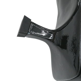 Georgia Kitten-Heel Patent Heel Sandals