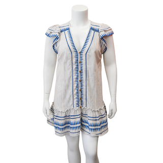 VERONICA BEARD | Lorraine Geo-Print Mini Dress
