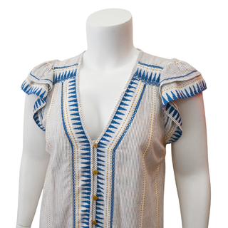 VERONICA BEARD | Lorraine Geo-Print Mini Dress
