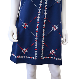 Mabel Embroidered Mini Dress