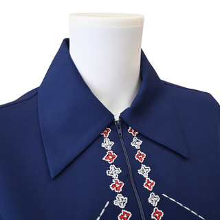 Mabel Embroidered Mini Dress
