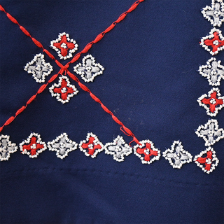 Mabel Embroidered Mini Dress