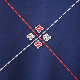 Mabel Embroidered Mini Dress