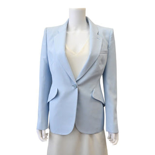 ALEXANDER MCQUEEN | Light Blue Tailored Blazer