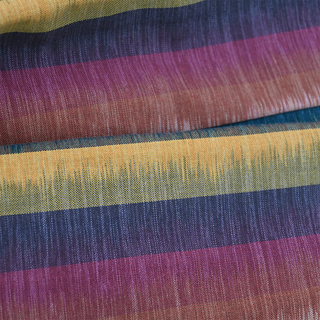 CHRISTIAN DIOR | Multicolor Striped Cotton Midi Skirt