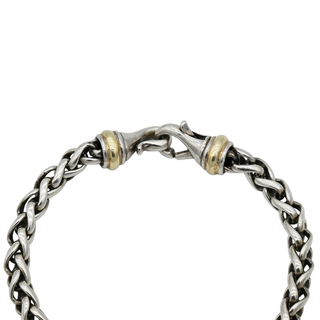 Two-Tone Wheaton Chain Bracelet