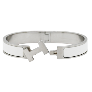 Matte White Clic HH Bracelet