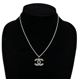CHANEL | Crystal CC Pendant Necklace