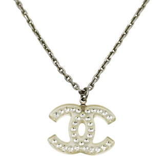 CHANEL | Crystal CC Pendant Necklace