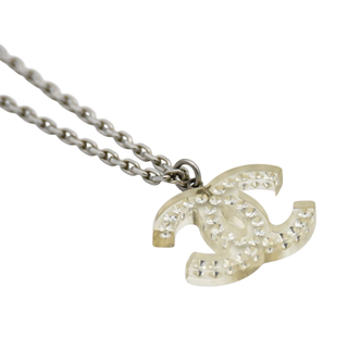 CHANEL | Crystal CC Pendant Necklace