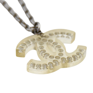 CHANEL | Crystal CC Pendant Necklace