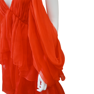 ZIMMERMANN | Natura Tiered Silk Organza Mini Dress