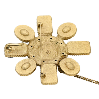 CHANEL | Gripoix Cross Brooch