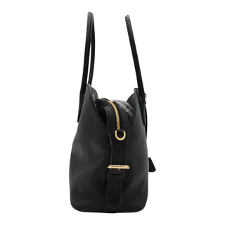 PRADA | Black Large Leather Tote Bag