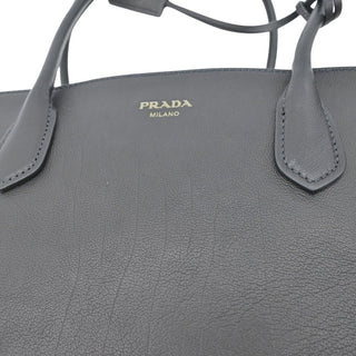 PRADA | Black Large Leather Tote Bag