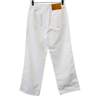 VICTORIA BECKHAM | Stevie White Cropped Flare Jeans