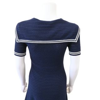 AMANDA UPRICHARD | Monique Navy Nautical Mini Dress