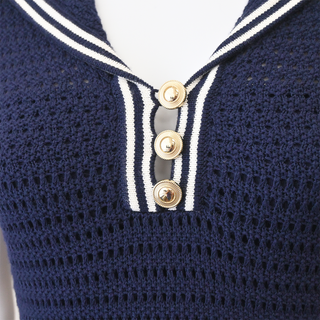 Monique Navy Nautical Mini Dress