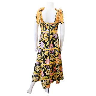 CELIA B | Multicolor Floral Tiered Midi Dress