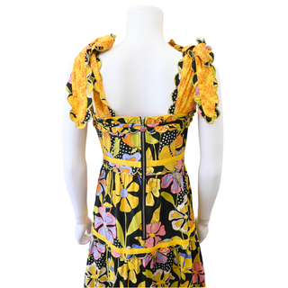 CELIA B | Multicolor Floral Tiered Midi Dress