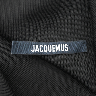 JACQUEMUS | Trapeze Black Knit Mini Dress