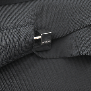 Trapeze Black Knit Mini Dress