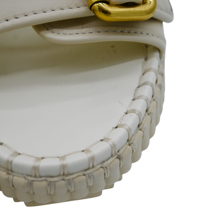 Ivory Nama Platform Wedge Sandals