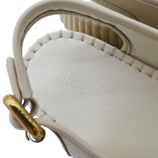 Ivory Nama Platform Wedge Sandals