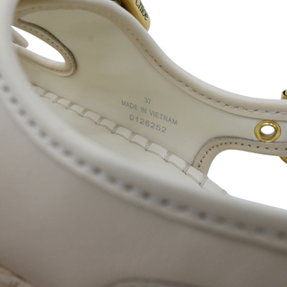 Ivory Nama Platform Wedge Sandals