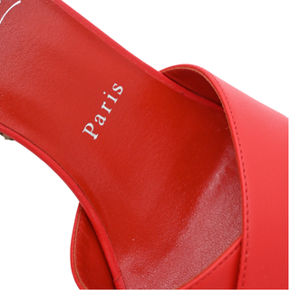 Marisa Red Canvas Espadrille Wedge Heels
