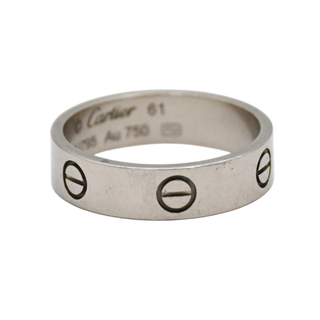 White Gold LOVE Ring