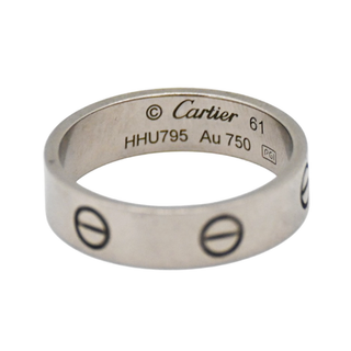 White Gold LOVE Ring