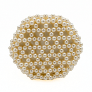 Purl Faux Pearl Embellished Small Bucket Bag