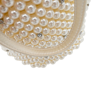 Purl Faux Pearl Embellished Small Bucket Bag