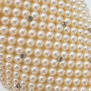 Purl Faux Pearl Embellished Small Bucket Bag