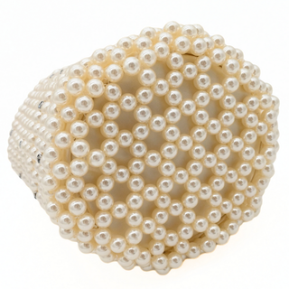 Purl Faux Pearl Embellished Small Bucket Bag