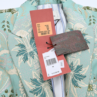 ETRO | Sage Green Floral Jacquard Blazer
