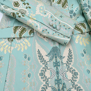 ETRO | Sage Green Floral Jacquard Blazer